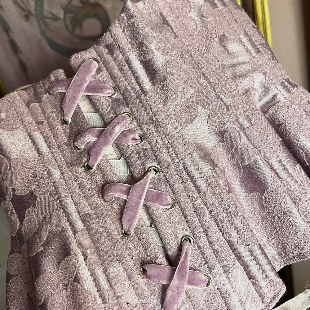 XXS - XS Dusty Purple Corset